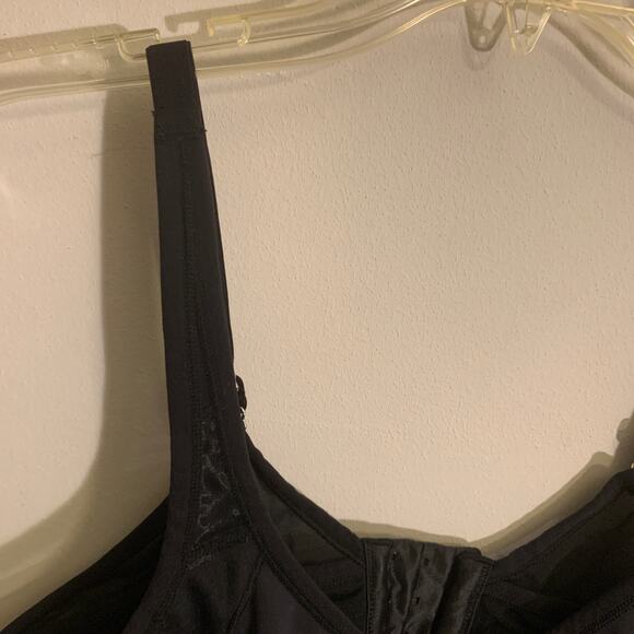 Breezies Smooth Radiance Unlined Wirefree Support Bra Black Womens 40C A301622 - Picture 9 of 14